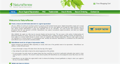 Desktop Screenshot of naturarenew.net